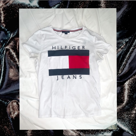 TOMMY HILFIGER Original Cotton Logo Tee - Picture 2 of 3